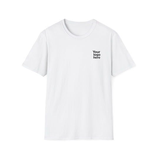 Custom Logo T Shirt Company Branded Unisex Tee Gildan 64000