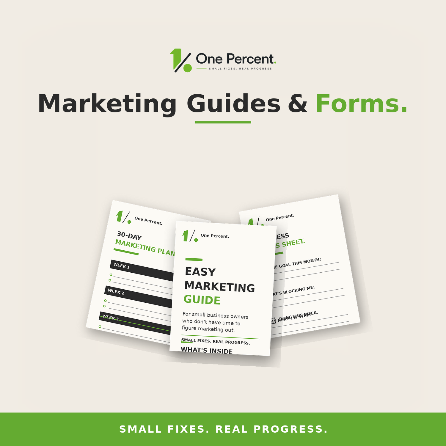 Easy Marketing Guides & Forms