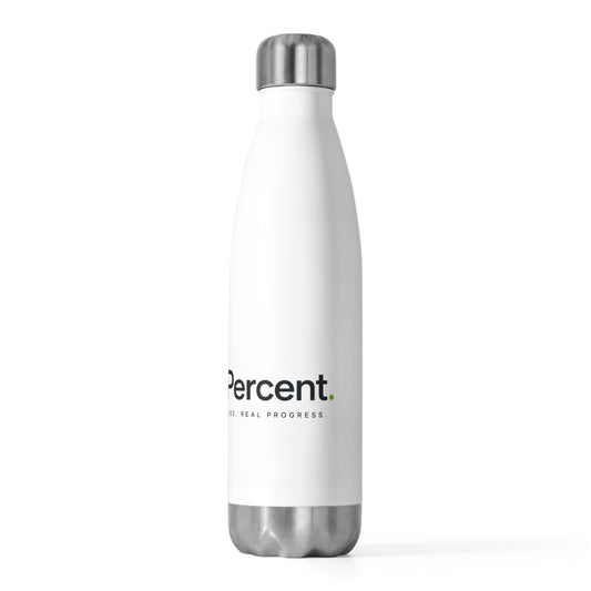 Company Branded 20oz Insulated Bottle (White)