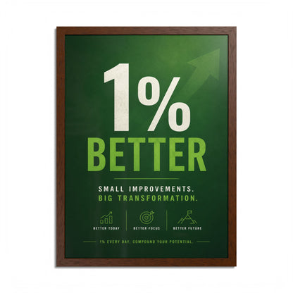 Framed Poster, Multi-Color