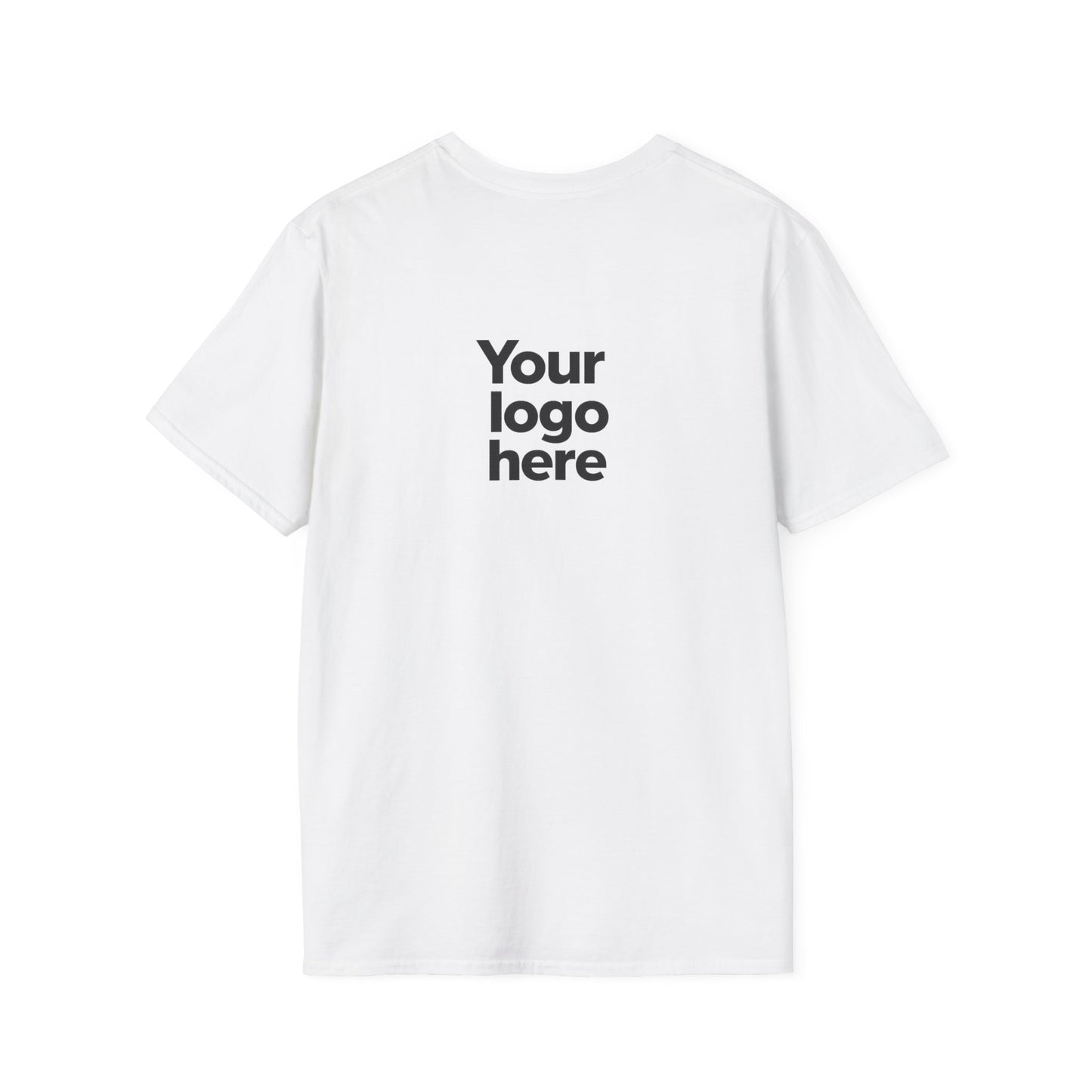 Custom Logo T Shirt Company Branded Unisex Tee Gildan 64000