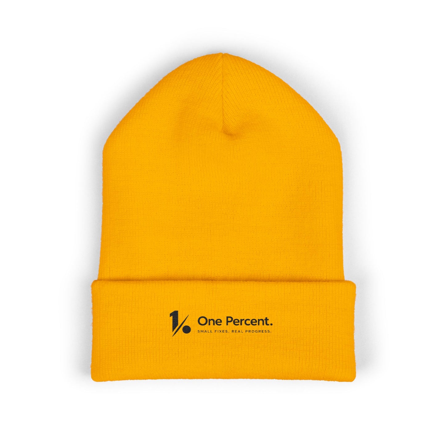Custom Logo Cuffed Beanie — Embroidered Branded Headwear