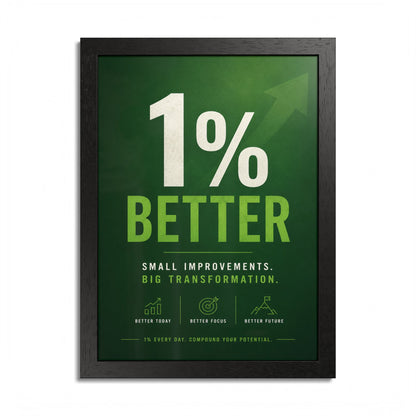 Framed Poster, Multi-Color