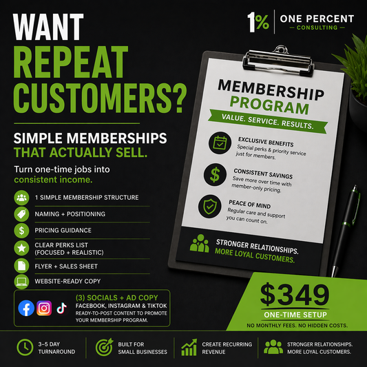 Membership Program Setup | Turn Customers Into Repeat Revenue