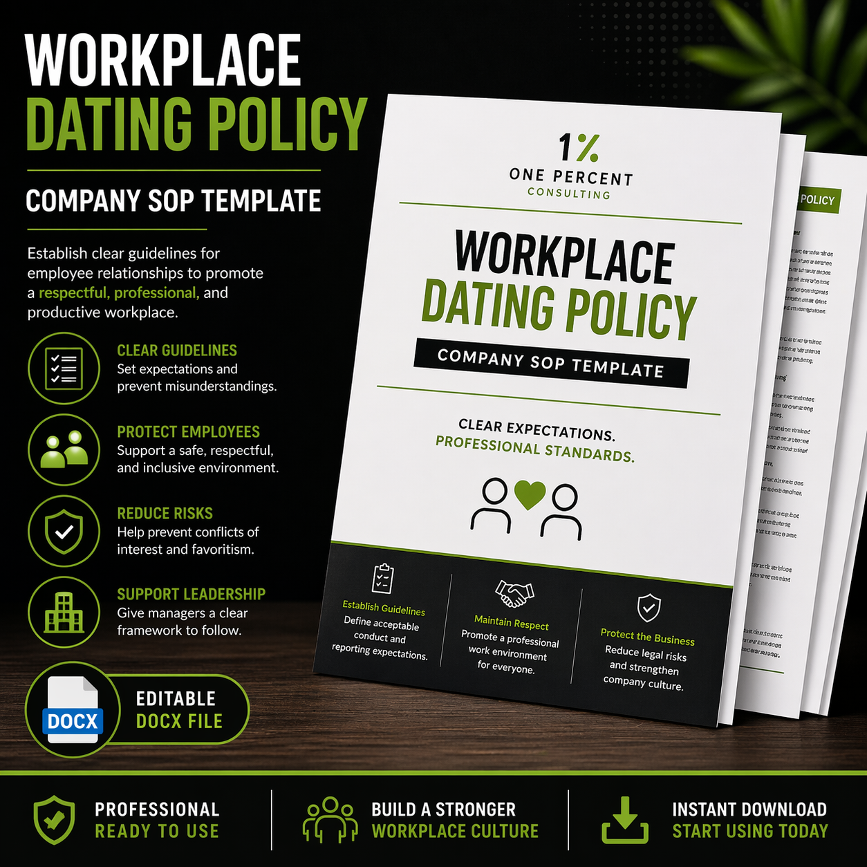 Workplace Dating Policy Template Company SOP Employee Relationship Policy