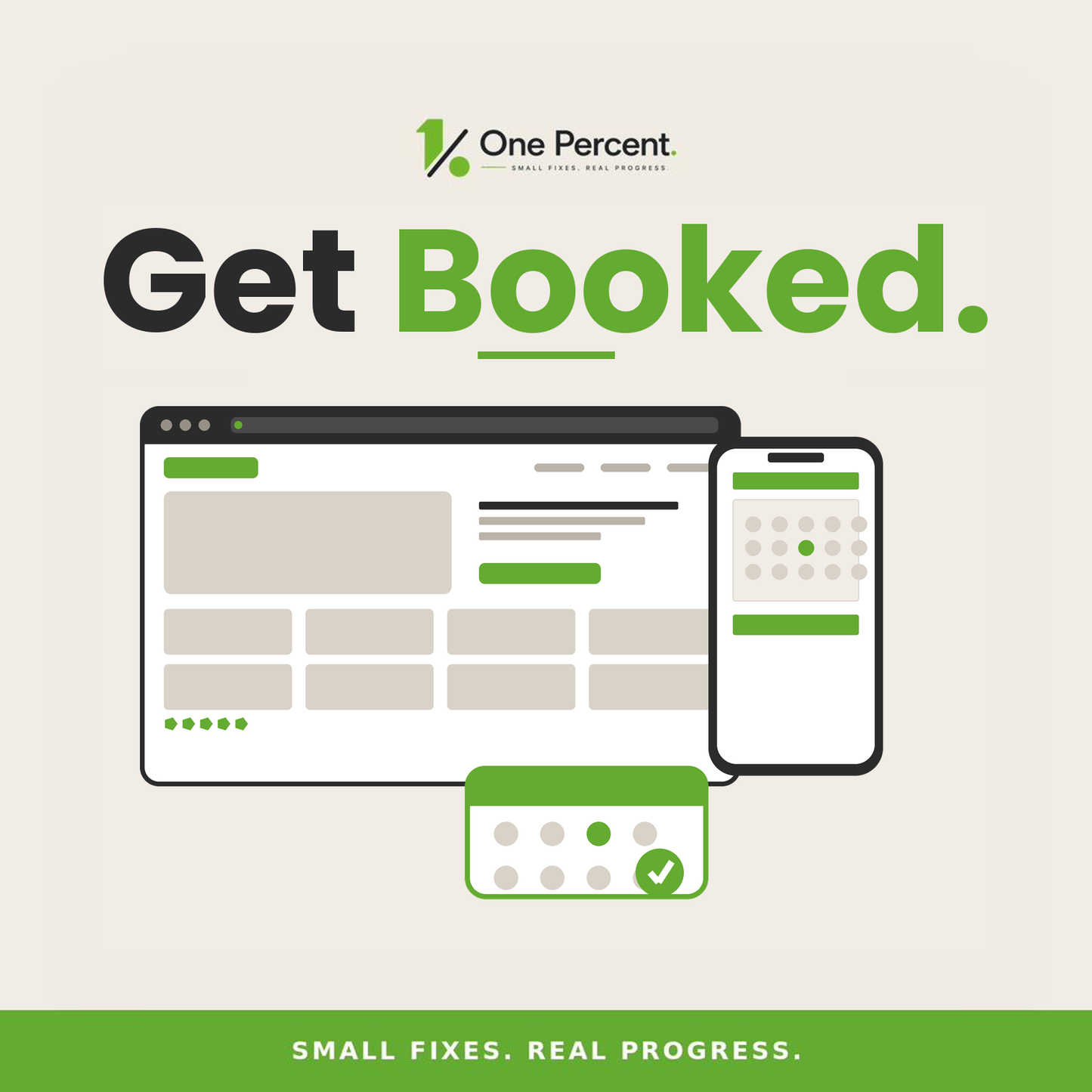 Get Booked. — Complete Website Build