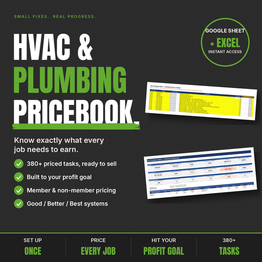HVAC & Plumbing Pricebook